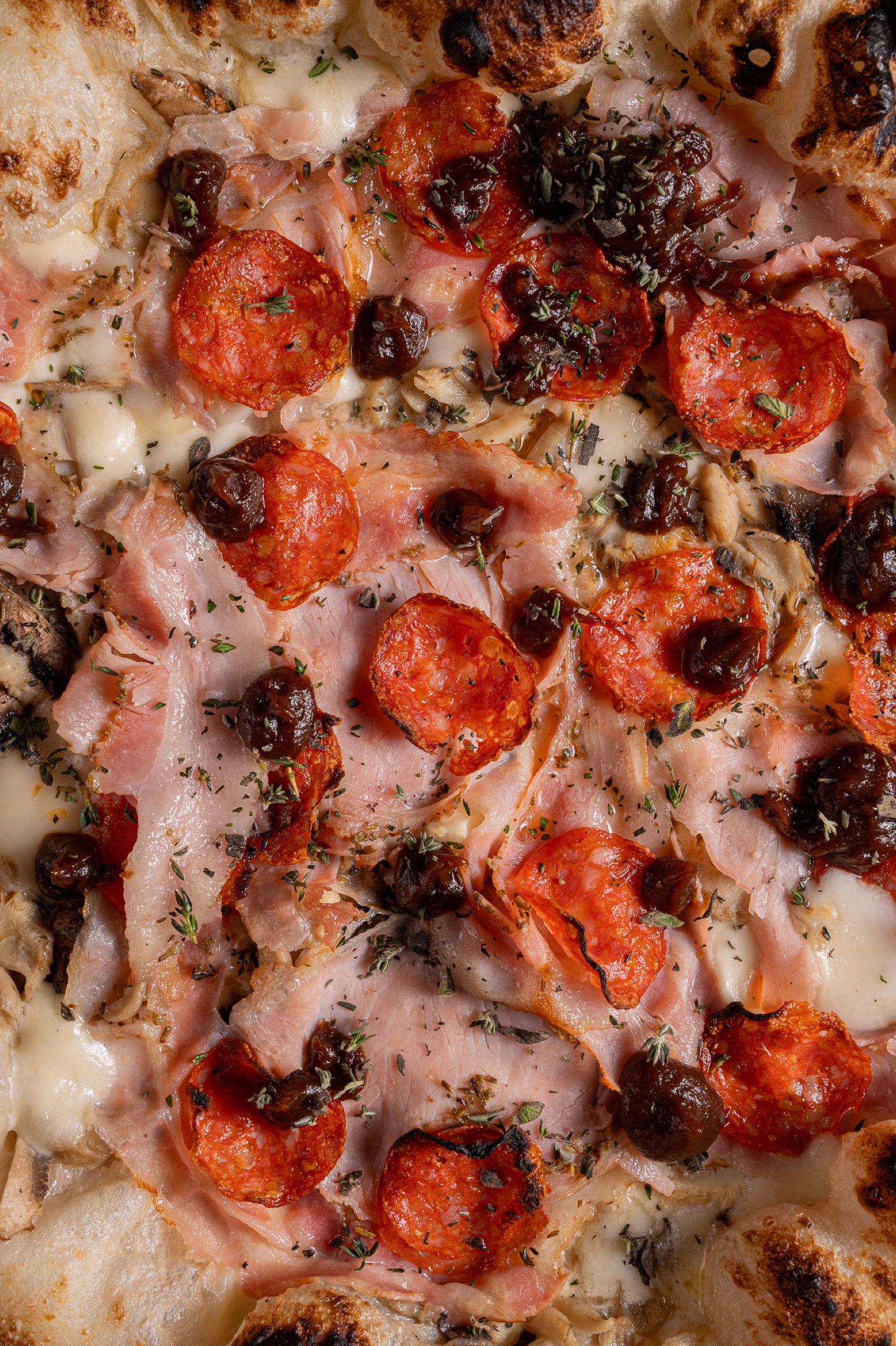 Pepperoni κοντινό
