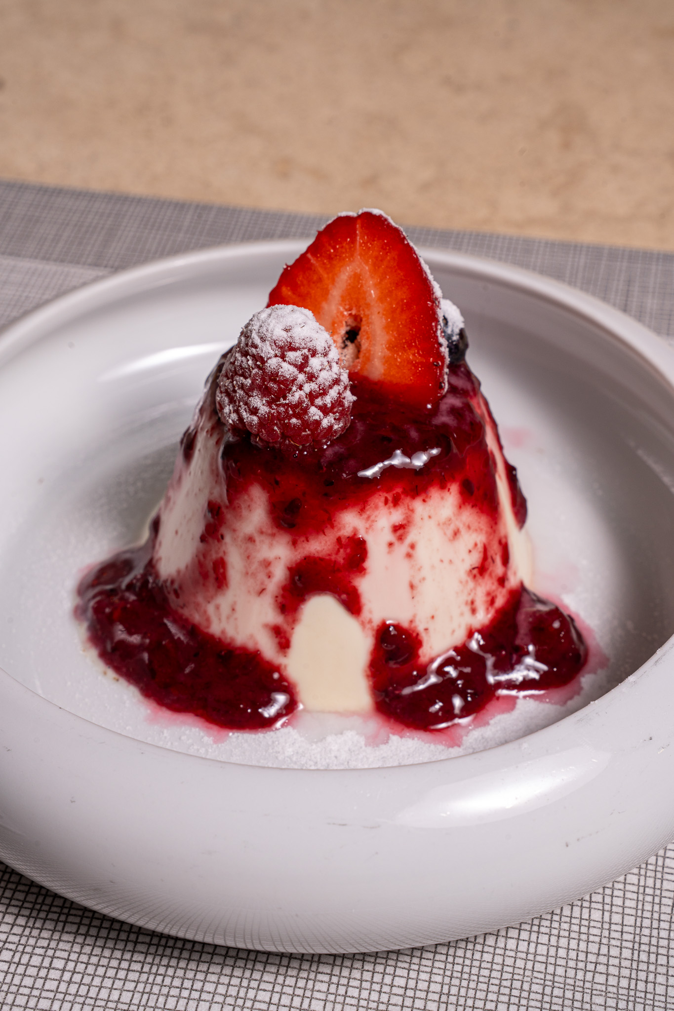 Red Fruit Pana Cotta
